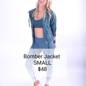 Jade Bomber Jacket